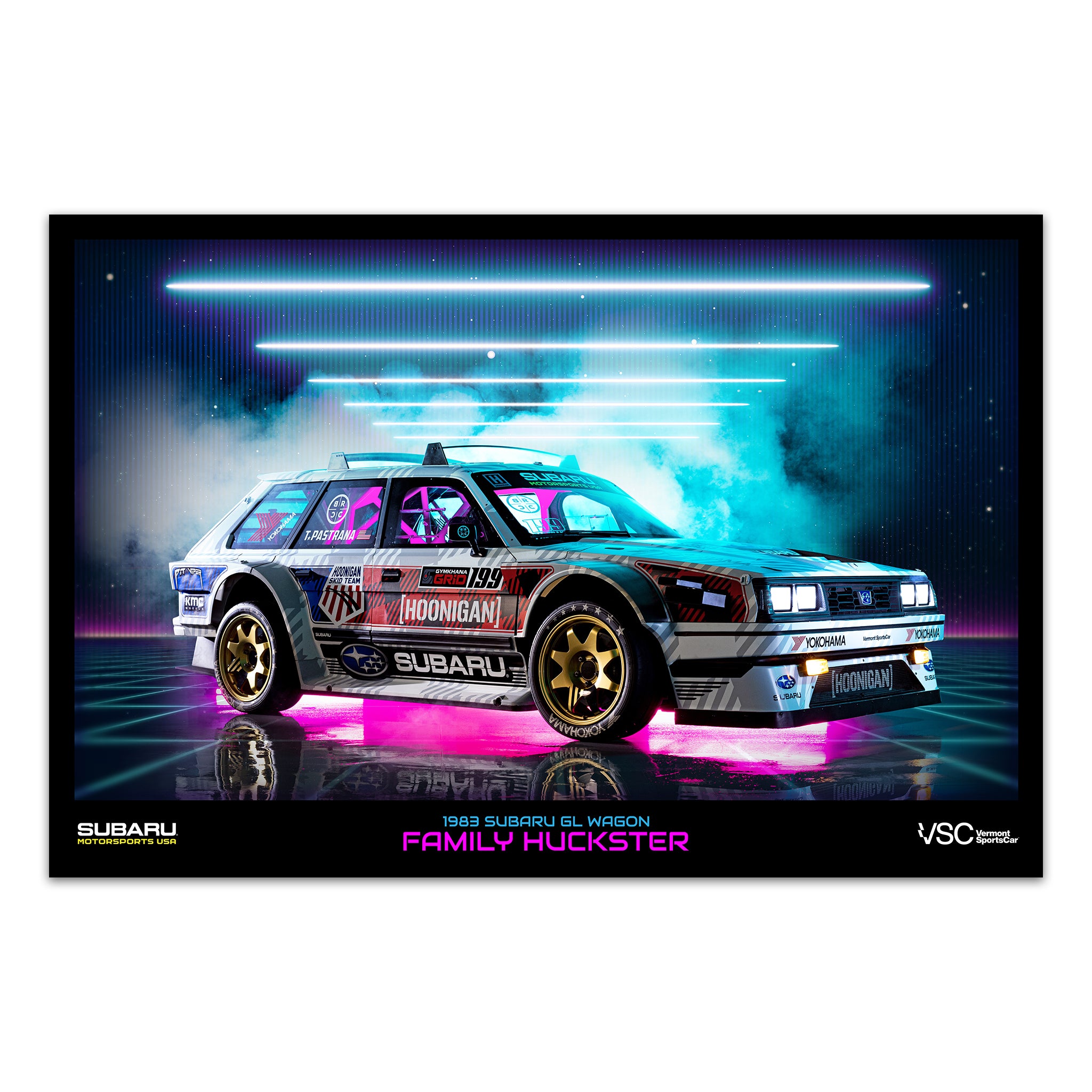 Gymkhana Family Huckster Retro Poster – Vermont SportsCar