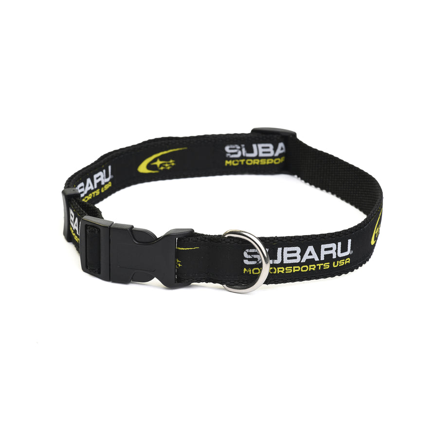 Subaru Motorsports USA | Pet Collar | Black
