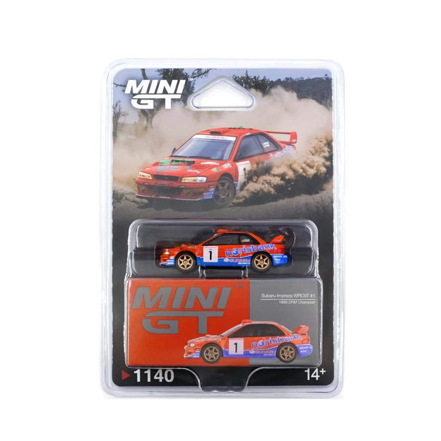 チェイスMINI GT スバル インプレッサ WRC97 #1 Mini GT | Impreza WRC97 #1 | 1999 DRM Champion | 1:64 Diecast