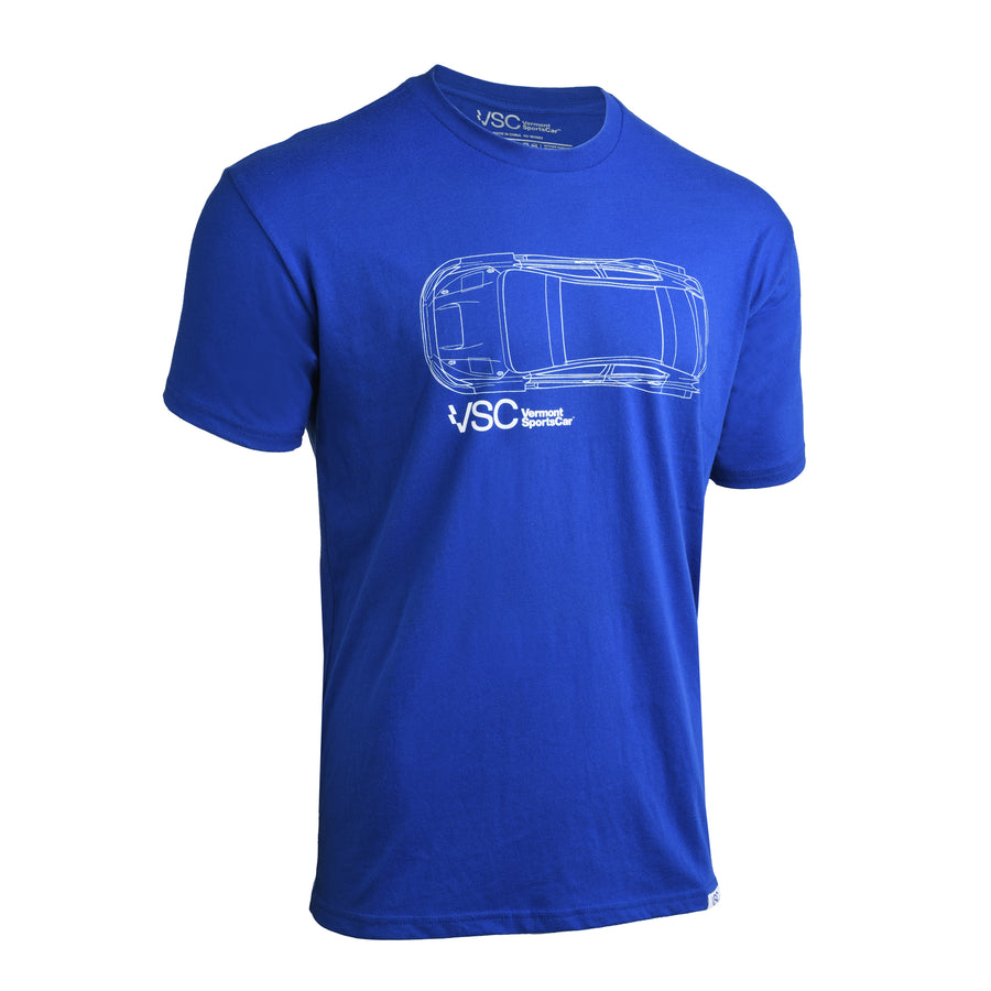 Vermont SportsCar | Rally Outline | Short Sleeve T-Shirt