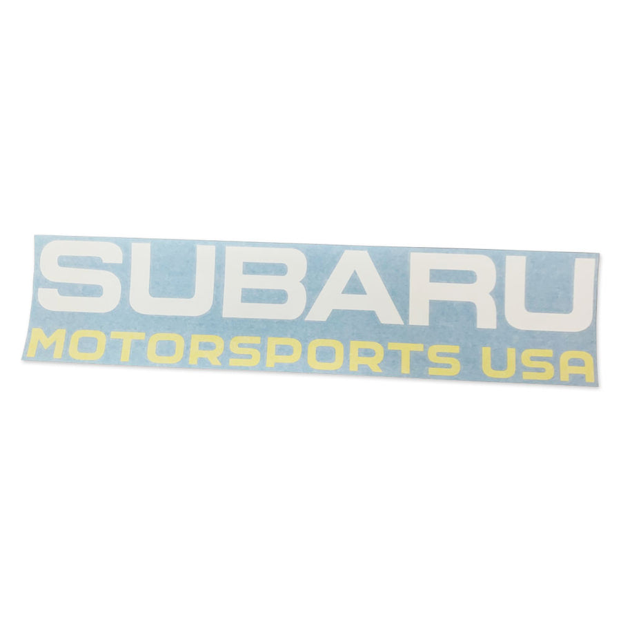 Subaru Motorsports USA - Die Cut Vinyl Windshield Decal