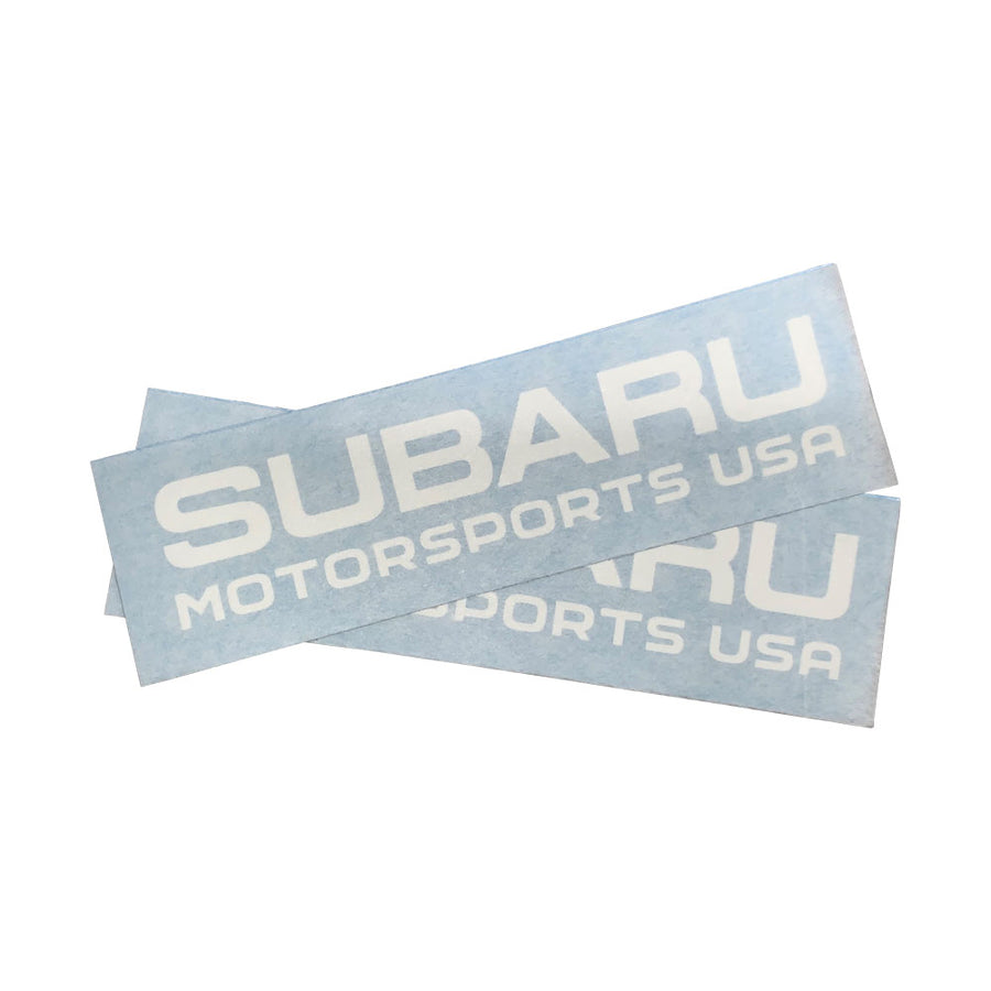Subaru Motorsports USA Die Cut Vinyl Decals - 2 PACK