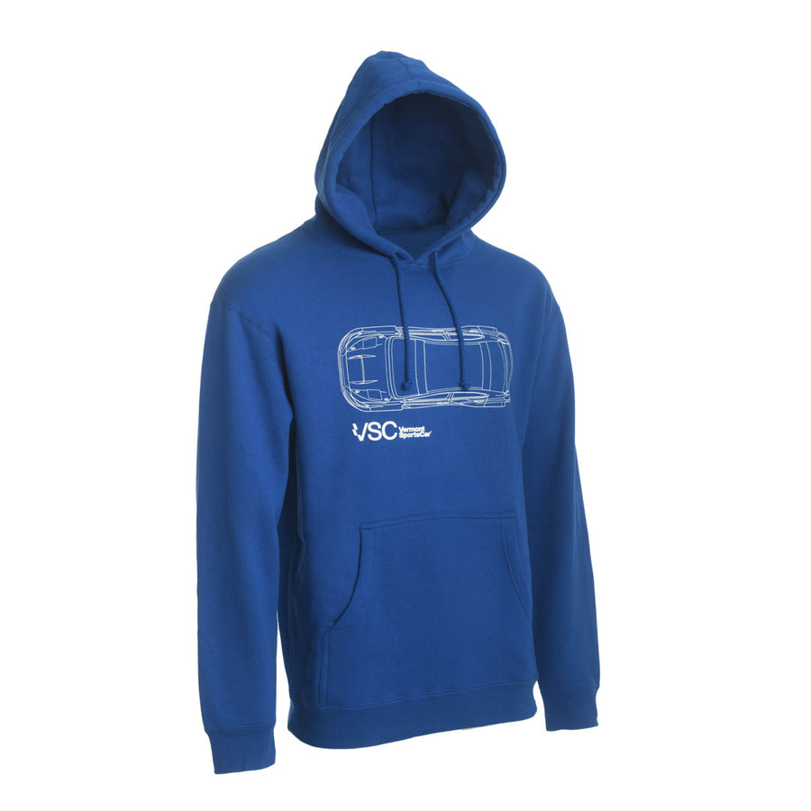 Vermont SportsCar | Rally Outline | Pullover Hoodie