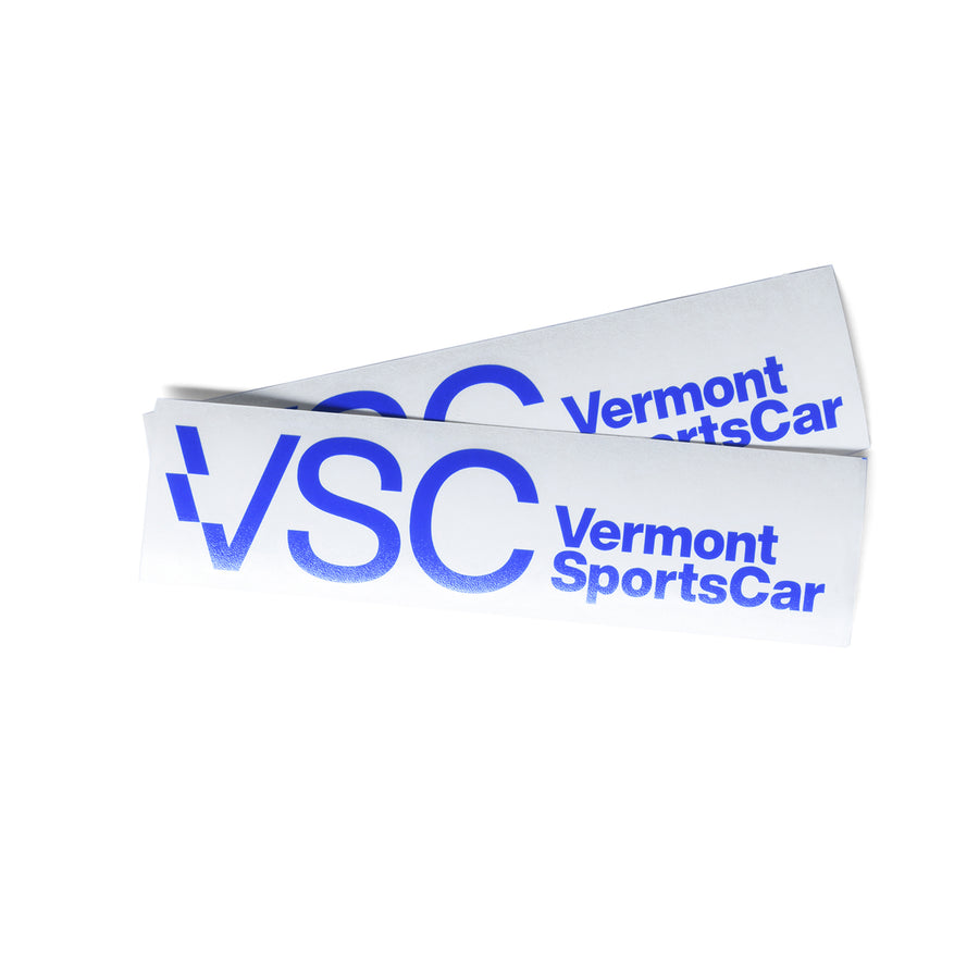 Vermont SportsCar Die Cut Vinyl Decals - 2 PACK